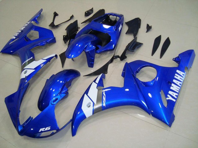 Blue 2003-2005 YZF R6 Motorcycle Fairings Blue 2003-2005 YZF R6 Motorcycle Fairings