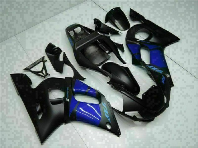Blue Black 1998-2002 YZF R6 Motorcycle Fairing Blue Black 1998-2002 YZF R6 Motorcycle Fairing