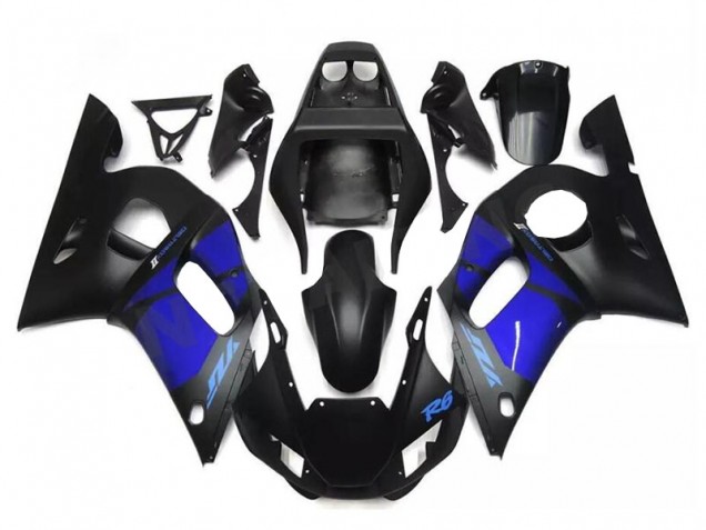 Blue Black 1998-2002 YZF R6 Motorcycle Fairings Blue Black 1998-2002 YZF R6 Motorcycle Fairings