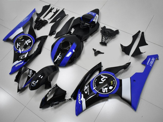 Blue Black 2008-2016 YZF R6 Motorcycle Fairings Blue Black 2008-2016 YZF R6 Motorcycle Fairings