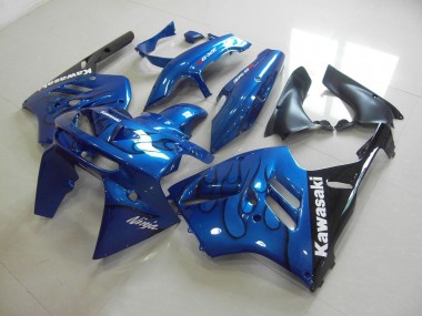 Blue Black Flame 1994-1997 ZX9R Motorcycle Fairing