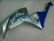 Blue Flame Silver 2006-2007 CBR1000RR Motorcycle Fairings Blue Flame Silver 2006-2007 CBR1000RR Motorcycle Fairings