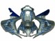 Blue Flame Silver 2006-2007 CBR1000RR Motorcycle Fairings Blue Flame Silver 2006-2007 CBR1000RR Motorcycle Fairings