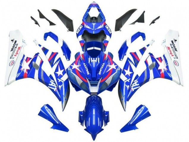 Blue Star Fiat 2006-2007 YZF R6 Motorcycle Fairings Blue Star Fiat 2006-2007 YZF R6 Motorcycle Fairings