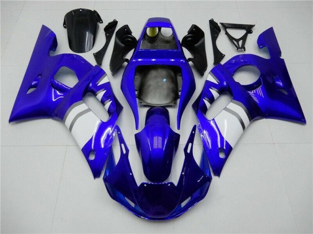 Blue White 1998-2002 YZF R6 Motorcycle Fairings Blue White 1998-2002 YZF R6 Motorcycle Fairings