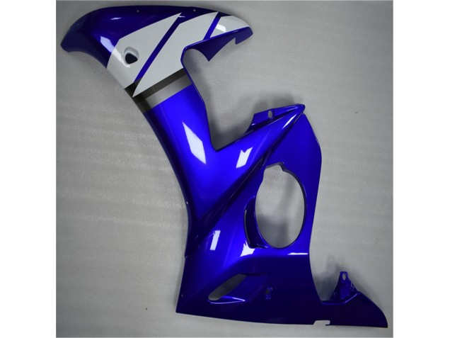 Blue White 2003-2005 YZF R6 Full Motorcycle Fairing Kits