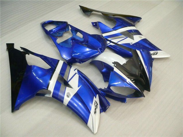 Blue White Black 2008-2016 YZF R6 Motorcycle Fairing Blue White Black 2008-2016 YZF R6 Motorcycle Fairing