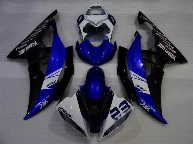 Blue White Black YEC 23 2008-2016 YZF R6 Motorcycle Fairings Blue White Black YEC 23 2008-2016 YZF R6 Motorcycle Fairings