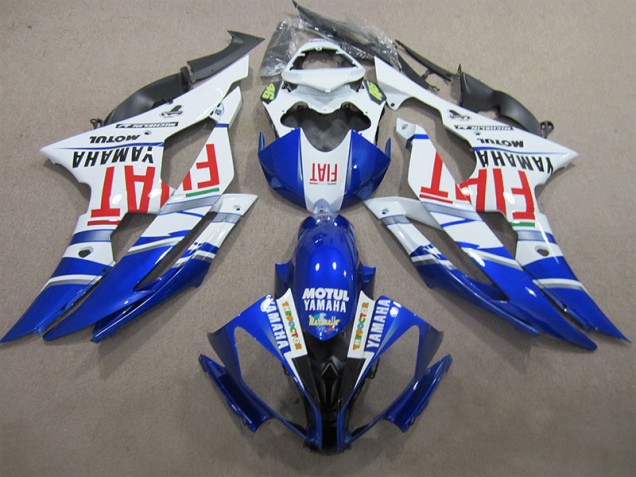 Blue White Motul Red Fiat 2008-2016 YZF R6 Motorcycle Fairings Blue White Motul Red Fiat 2008-2016 YZF R6 Motorcycle Fairings