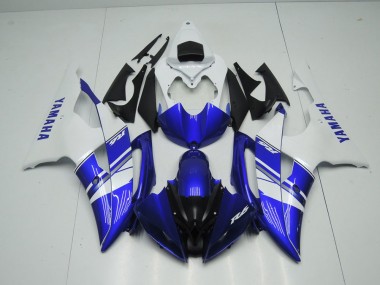 Blue White OEM Style 2008-2016 YZF R6 Motorcycle Fairings