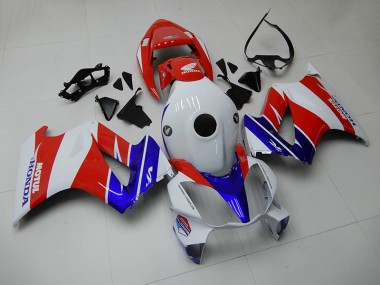 Blue White Red 2002-2013 VFR800 Motorcycle Fairings