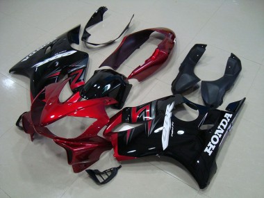 Candy Red Black 2004-2007 CBR600 F4i Motorcycle Fairings