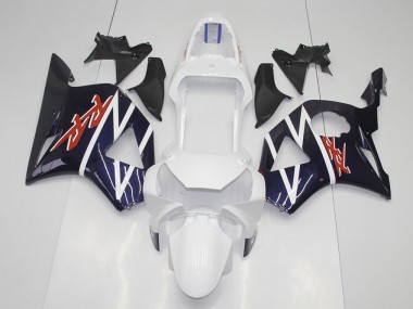 Dark Blue White 2002-2003 CBR900RR 954 Motorcycle Fairings