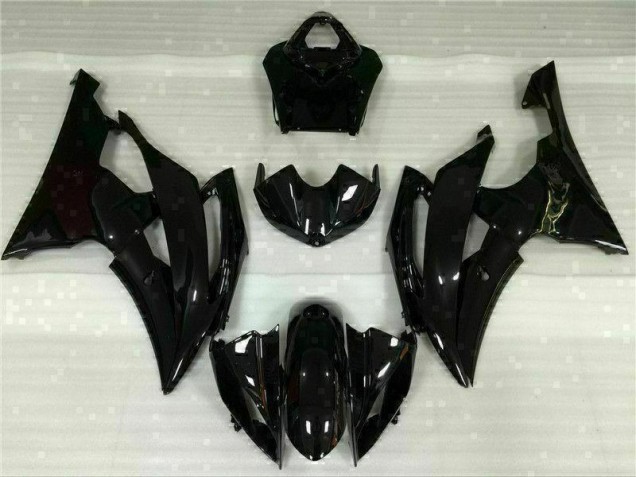 Glossy Black 2008-2016 YZF R6 Motorcycle Fairings Glossy Black 2008-2016 YZF R6 Motorcycle Fairings