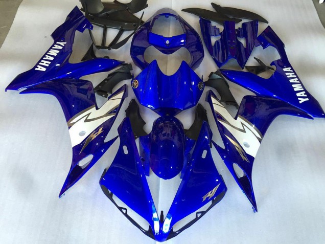 Glossy Blue White 2004-2006 YZF R1 Motorcycle Fairings Glossy Blue White 2004-2006 YZF R1 Motorcycle Fairings