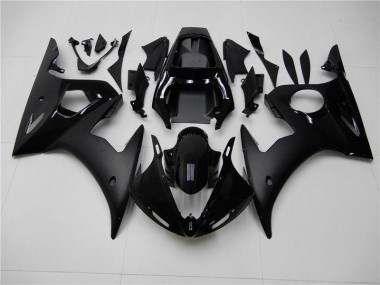 Glossy Matte Black 2003-2005 YZF R6 Motorcycle Fairings