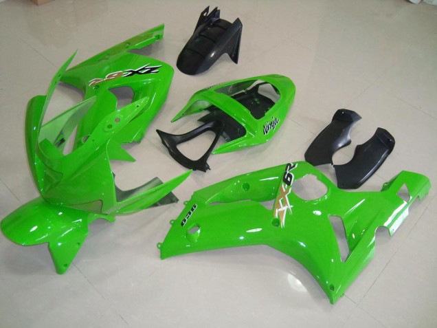 Green 2003-2004 ZX6R Motorcycle Fairings Green 2003-2004 ZX6R Motorcycle Fairings