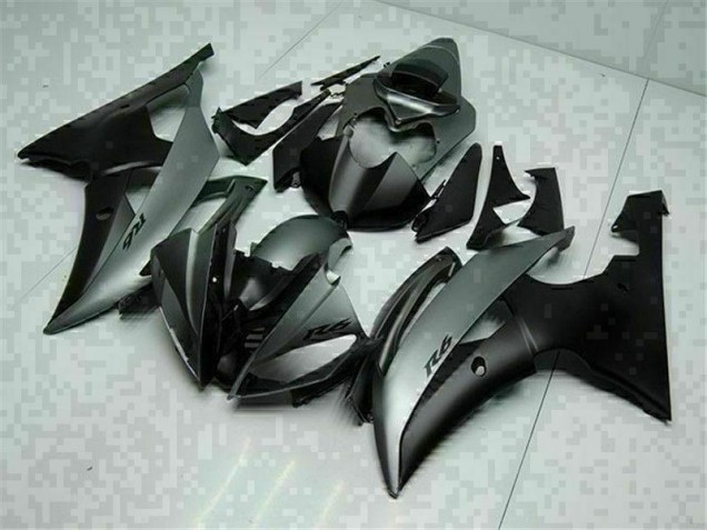 Grey Black 2008-2016 YZF R6 Motorcycle Fairings Grey Black 2008-2016 YZF R6 Motorcycle Fairings