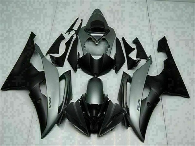 Grey Black 2008-2016 YZF R6 Motorcycle Fairings Grey Black 2008-2016 YZF R6 Motorcycle Fairings