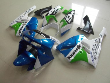 Light Blue White 1994-1997 ZX9R Motorcycle Fairings