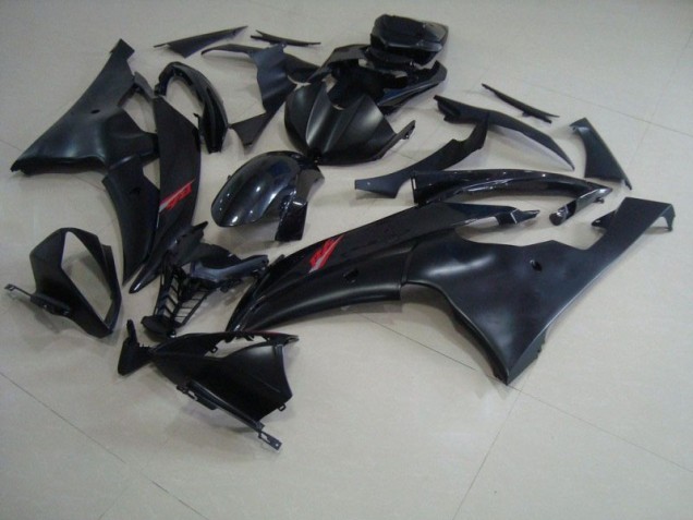 Matte Black Glossy Black 2008-2016 YZF R6 Motorcycle Fairings