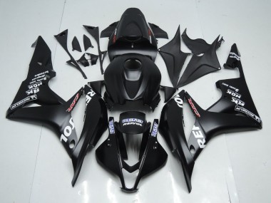 Matte Black Repsol 2007-2008 CBR600RR Motorcycle Fairings
