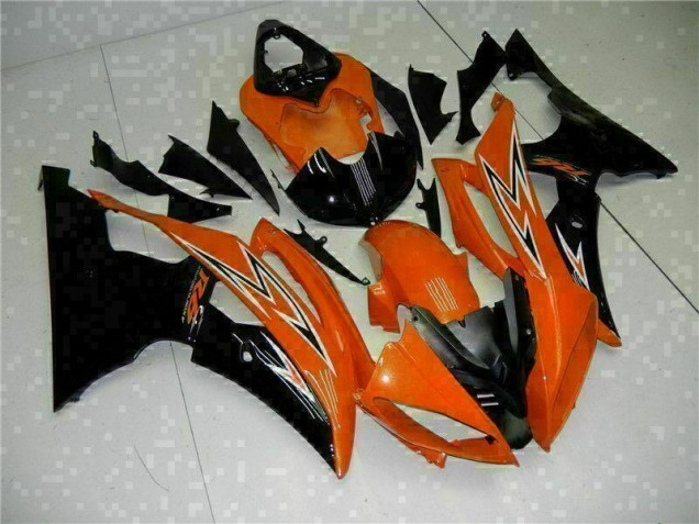 Orange Black 2008-2016 YZF R6 Motorcycle Fairings Orange Black 2008-2016 YZF R6 Motorcycle Fairings