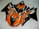 Orange Black 2008-2016 YZF R6 Motorcycle Fairings Orange Black 2008-2016 YZF R6 Motorcycle Fairings