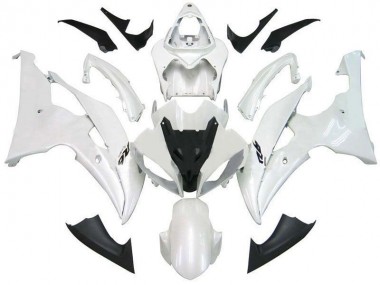 Pearl White R6 2008-2016 YZF R6 Motorcycle Fairings