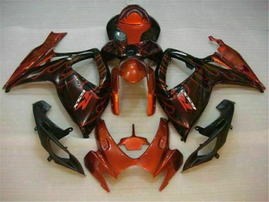 Red 2006-2007 GSXR 600/750 Motorcycle Fairings