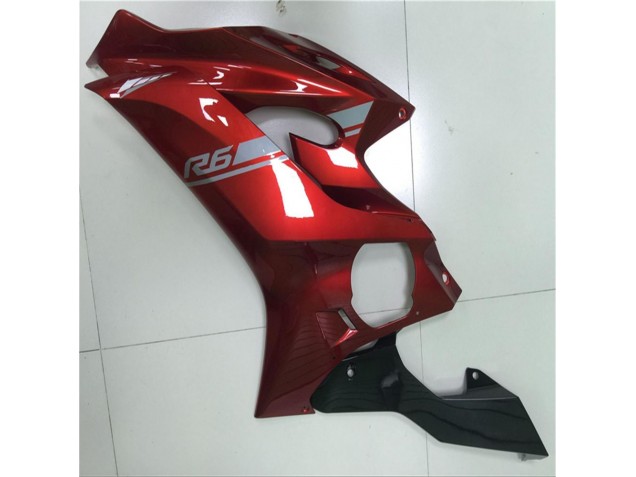 Red 2017-2021 YZF R6 Motorcycle Fairings