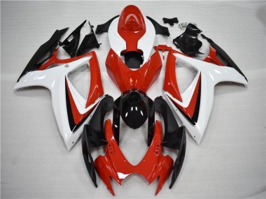 Red Black 2006-2007 GSXR 600/750 Motorcycle Fairing