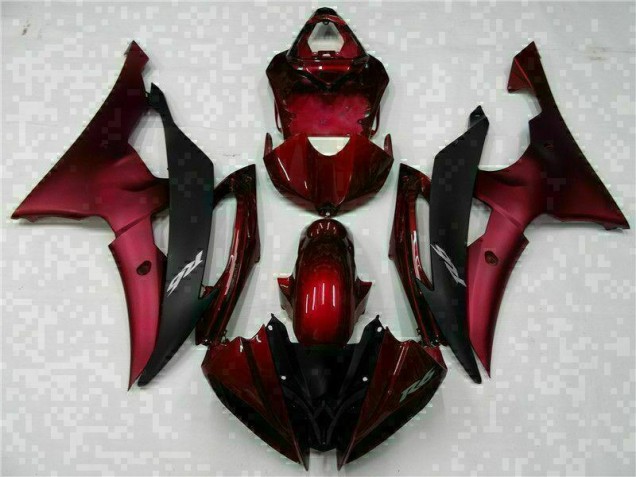 Red Black 2008-2016 YZF R6 Motorcycle Bodywork Red Black 2008-2016 YZF R6 Motorcycle Bodywork