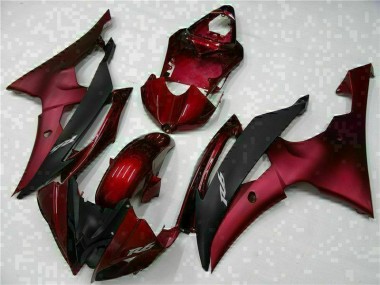 Red Black 2008-2016 YZF R6 Motorcycle Bodywork