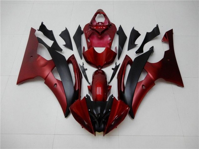 Red Black 2008-2016 YZF R6 Motorcycle Fairing Red Black 2008-2016 YZF R6 Motorcycle Fairing