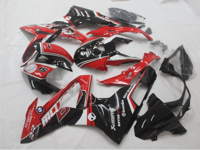 Red Black 2015-2018 S1000RR Motorcycle Fairings Red Black 2015-2018 S1000RR Motorcycle Fairings