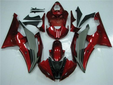 Red Grey 2008-2016 YZF R6 Motorcycle Fairings
