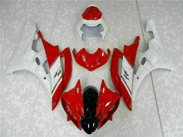 Red White 2006-2007 YZF R6 Full Motorcycle Fairing Kits Red White 2006-2007 YZF R6 Full Motorcycle Fairing Kits
