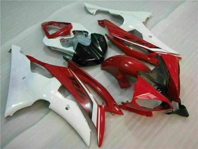 Red White 2008-2016 YZF R6 Motorcycle Fairings Red White 2008-2016 YZF R6 Motorcycle Fairings