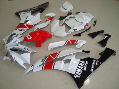 Red White Black 2006-2007 YZF R6 Motorcycle Fairing