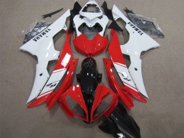 Red White Black Decal 2008-2016 YZF R6 Motorcycle Fairings