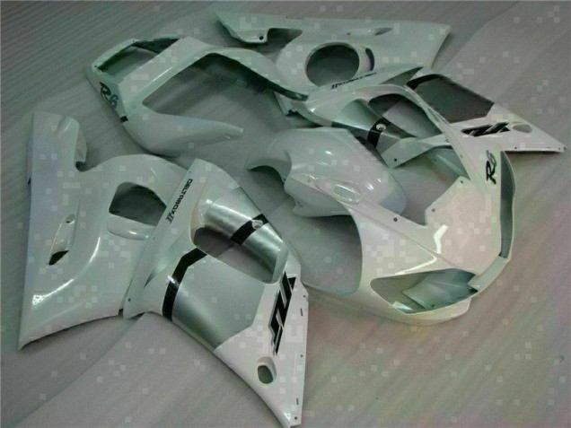White 1998-2002 YZF R6 Motorcycle Fairings White 1998-2002 YZF R6 Motorcycle Fairings