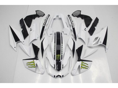 White 2007-2009 Z1000 Motorcycle Fairings