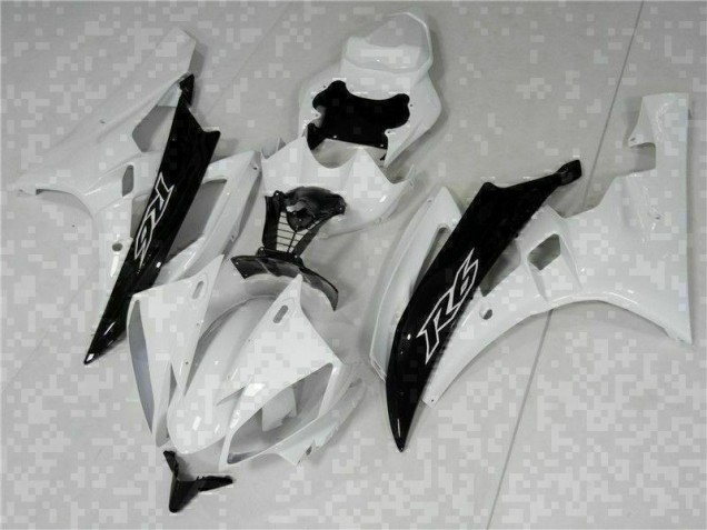 White Black 2006-2007 YZF R6 Motorcycle Fairings White Black 2006-2007 YZF R6 Motorcycle Fairings