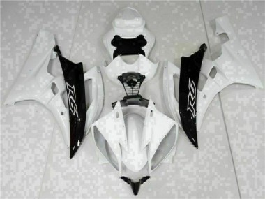 White Black 2006-2007 YZF R6 Motorcycle Fairings
