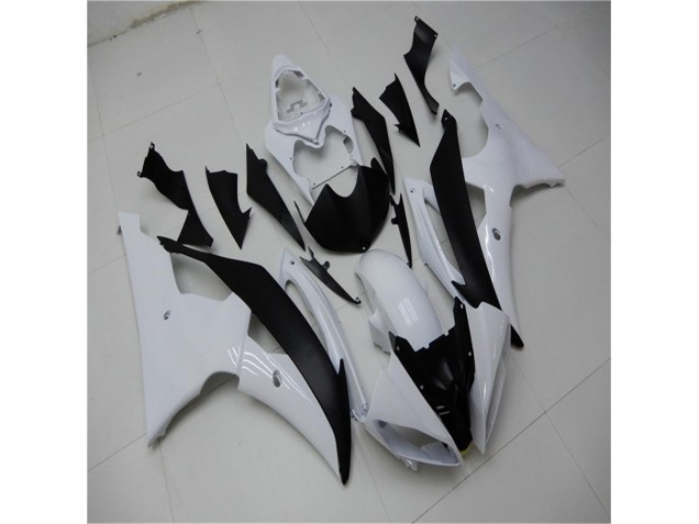 White Black 2008-2016 YZF R6 Motorcycle Fairing & Bodywork White Black 2008-2016 YZF R6 Motorcycle Fairing & Bodywork