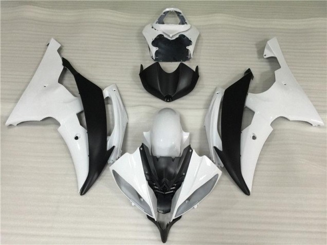 White Black 2008-2016 YZF R6 Motorcycle Fairing & Bodywork White Black 2008-2016 YZF R6 Motorcycle Fairing & Bodywork