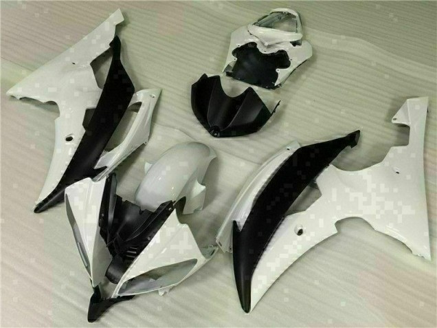 White Black 2008-2016 YZF R6 Motorcycle Fairing Kits & Plastic White Black 2008-2016 YZF R6 Motorcycle Fairing Kits & Plastic