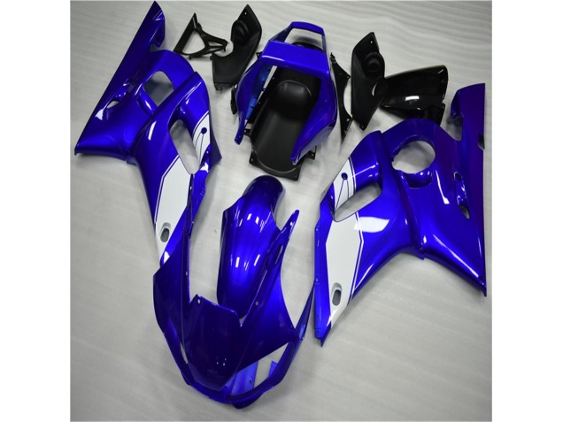 White Blue 1998-2002 YZF R6 Motorcycle Fairings White Blue 1998-2002 YZF R6 Motorcycle Fairings