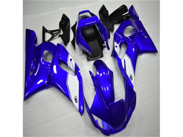 White Blue 1998-2002 YZF R6 Motorcycle Fairings White Blue 1998-2002 YZF R6 Motorcycle Fairings